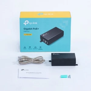 TP-Link TL-POE160S Gigabit PoE+ Injector 30W NEW - Photo 1/7