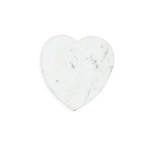 NEW Daylesford Marble Heart Small Plate Trivet 12cm White coaster - Picture 1 of 2