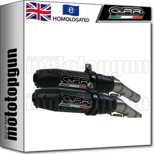 GPR EXHAUST HOMOLOGATED DEEPTONE BLACK CAFE RACER BMW R 45 1981 81 1982 82 - Picture 1 of 2