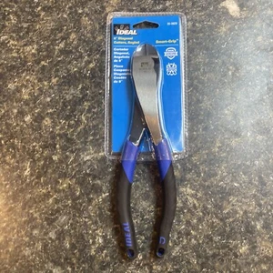 IDEAL Electrical 35-3029 8" Diagonal Pliers w/ Angled Head, Smart-Grip *NEW* - Picture 1 of 11