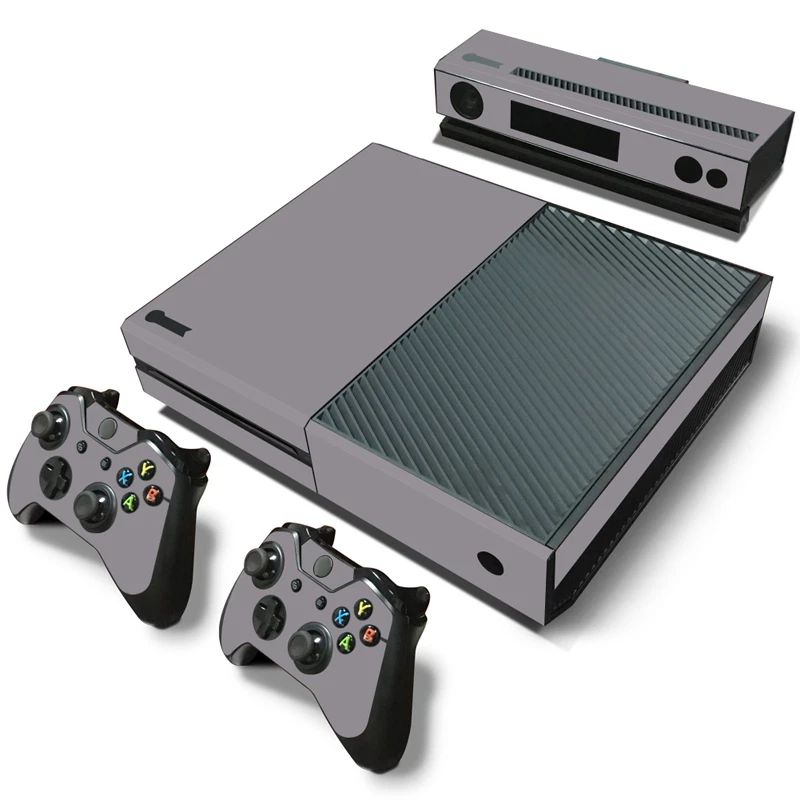 Skins de consola y controlador Xbox One -- Diseño de color gris (#211) Foto 1 de 1