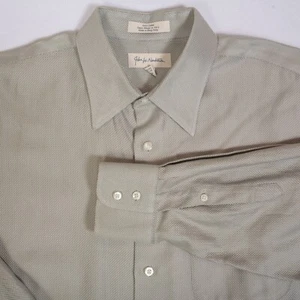 Camisa Nordstrom Para Hombres Manga Larga Cuello Extendido Abotonada Talla 16.5-34 Verde* - Imagen 1 de 9
