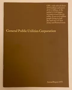 1975 General Public Utilities Corporation, Annual Report - Bild 1 von 3