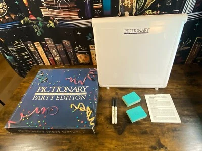 Vintage 1989 Pictionary Party Edition Complete Quick Draw Game - Image 1 of 2