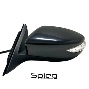 Driver Side Mirror for 2013-2018 Nissan Altima Power Heated Signal BLACK PAINTED - Picture 1 of 11