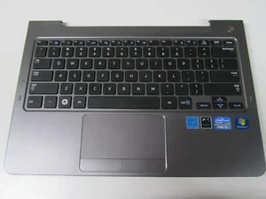 Samsung 535U NP535U3C Palmrest Middle Cover UK Keyboard BA75-03711A * - Picture 1 of 7