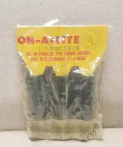 Vintage On-A-Lite Christmas Light Sockets - Package of 3 - Picture 1 of 2