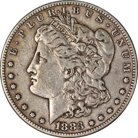 1883-S Morgan Silver Dollar Nicely Circulated - Great Set Builder - STOCK Cover