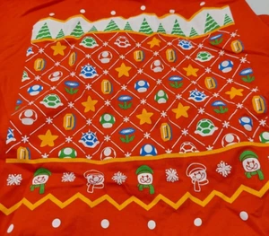 Camiseta Super Mario Bros Fea Navidad "Sweater" 2XL Uni Red Nintendo - Imagen 1 de 3