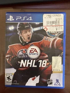 NHL 18 (Sony PlayStation 4, 2017) - Picture 1 of 3