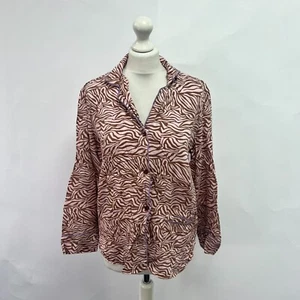 Urban Outfitters Out From Under Long Sleeve Animal Print Pyjama Shirt. Small. - Picture 1 of 5