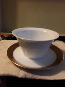 ROSENTHAL KURFORSTENDAMM 3.25" ASCOT GRAVY BOAT WITH UNDERPLATE GERMANY - Picture 1 of 11