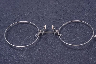 ✅ 1 ANTIGUO PINCH PINCE NEZ GAFAS NARIZ LECTURA *SIN USAR* MONTURAS GAFAS SOLAMENTE Foto 1 de 4