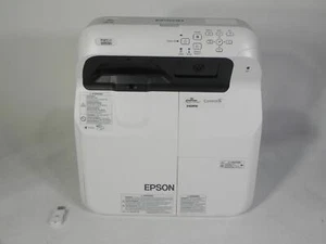 Epson Brightlink 695Wi H740A HD Short Throw Projector + WiFi - Under 500 Hours - Picture 1 of 8