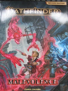 PATHFINDER 2E MALEVOLENCE  D&D D20 PAIZO RPG VGC - Picture 1 of 1