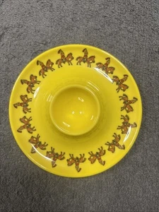 Lovely Retro - Melamine Egg cup - Grand ole Duke of York style - Yellow - Picture 1 of 4