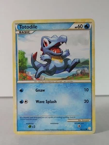 Totodile - HeartGold y SoulSilver - 86/123 - Juego de cartas coleccionables Pokémon - Común - A - Imagen 1 de 5