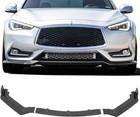 Infiniti Q60 Front Lip Spoiler 2017-2020 - Carbon Look, Peel & Stick Bumper Lip