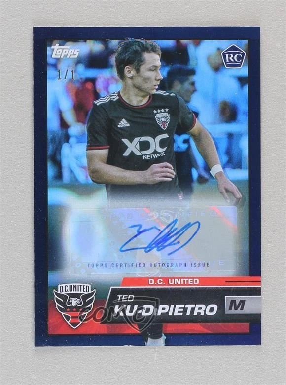 2023 Topps MLS Black Foil Auto 1/1 Ted Ku-DiPietro #163 Auto - Image 1 of 2