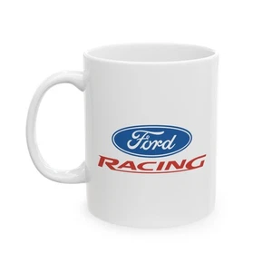 Taza Ford Racing 11 oz - Taza de café para Mustang, F-150 y entusiastas del automóvil - Imagen 1 de 5