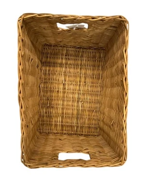New IKEA TRUMMIS Rattan Handmade Basket 25x35x20 cm (9 ¾x13 ¾x7 ¾ ") 605.008.20 - Image 1 of 4