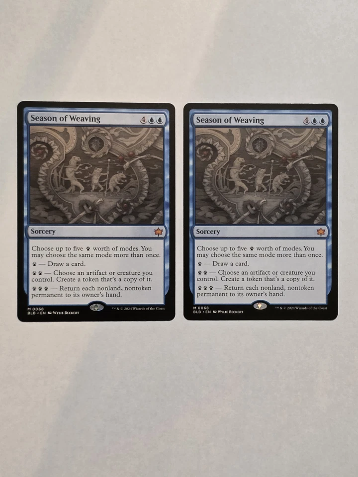 2x Season Of Weaving - Bloomburrow - Near Mint - MTG - Image 1 of 1
