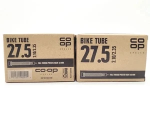Tubo de bicicleta para bicicletas cooperativas 27,5"x2,10/2,35 válvula Presta 48 mm paquete de 2 tubos interiores NUEVO - Imagen 1 de 3