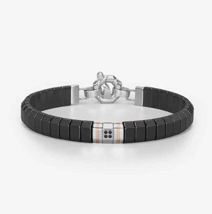 BARAKA Men's BR351101ROCN200006 Cyborg Ceramic Titanium Diamonds Bracelet - Image 1 of 1