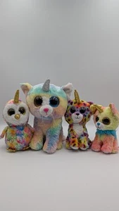 Ty Einhorn gemischtes Paket 4 Beanie Babys - Bild 1 von 9
