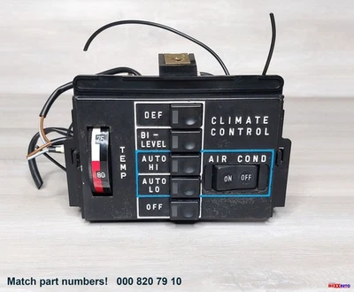 1979-1981 MERCEDES BENZ W107 R107 A/C HEATER TEMPERATURE SWITCH CLIMATE CONTROL - Image 1 of 4