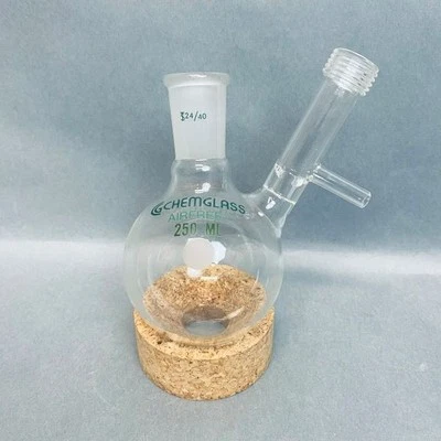 Chemglass Airfree Schlenk Reaction Flask 250 ml 24/40 Outer - Image 1 of 4