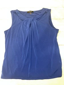 Camicetta donna blu senza maniche grande Nine West - Foto 1 di 3