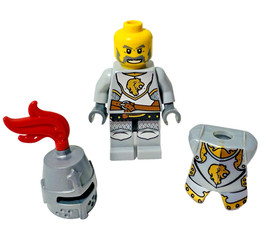 LEGO Castle Kingdoms Lion Knight Armor Minifigure cas443 7947