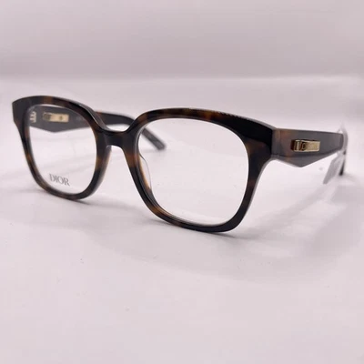 Dior женщин CDiorO S5I большой квадратный полный ободок очки CD50134 темно Гавана - Изображение 1 из 4