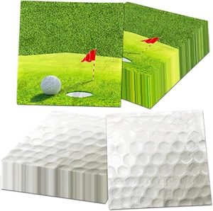 Golf Party Decorations-40Pcs Golf Themed Napkins Hole in One Golf Disposable Pap - Picture 1 of 29