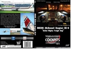 Airutopia-Boeing McDonnell DOUGLAS DC-8, DC8 Mighty Global Freight Dog cockpit - Foto 1 di 3