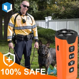 Anti-Dog Bark Deterrent Device Ultrasonic Stop Barking Repeller 4 Mode with LED - Picture 1 of 10