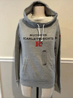 Sudadera con capucha Nike Sportswear para mujer cuello embudo talla pequeña Rutgers nueva con etiquetas Foto 1 de 4