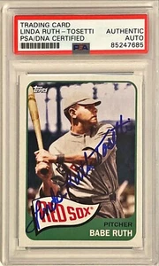 2023 Topps Heritage Babe Ruth Linda Ruth Tosetti Signed Auto Card #112 PSA DNA - Picture 1 of 1