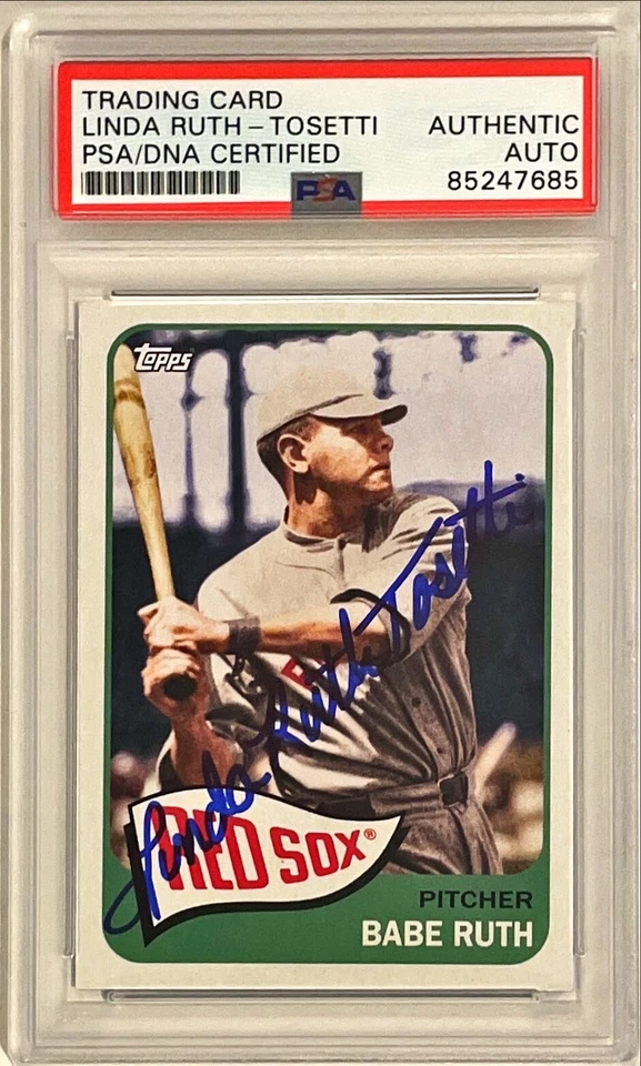 2023 Topps Heritage Babe Ruth Linda Ruth Tosetti Signed Auto Card #112 PSA DNA - Image 1 of 1