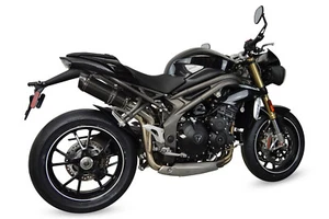 Speed Triple 1050 Exhausts SP Diabolus Carbon Stubby Carbon Outlet 2011-2015 - Picture 1 of 7