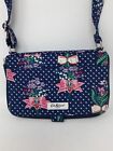 Cath Kidston bag Lilies Posey Cross Body purse Floral Navy Small 