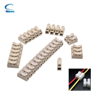 Conector de cable rápido de resorte de bloque de terminales de 10 piezas Conector de bloque de terminales - Imagen 1 de 17