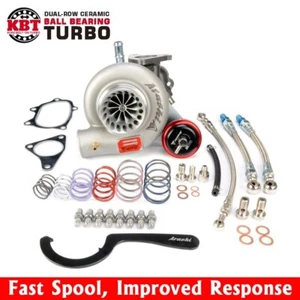 ARASHI 3" Bolt-on Speedy Ball Bearing Turbo TD06H 25G 10cm for Subaru WRX STi - Foto 1 di 6