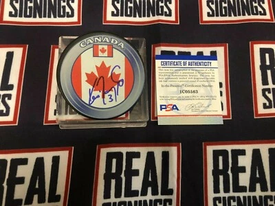 Ken Daneyko Autographed Canada Puck PSA/DNA - Image 1 of 2