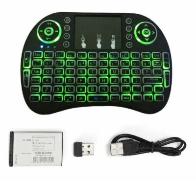 Mini 2.4G Wireless Keyboard Remote for Raspberry LG Smart TV Box Android TV LOT - Image 1 of 4