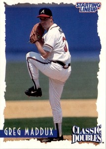 1995 Kenner Starting Lineup Classic Doubles Cards Greg Maddux Atlanta Braves #31
