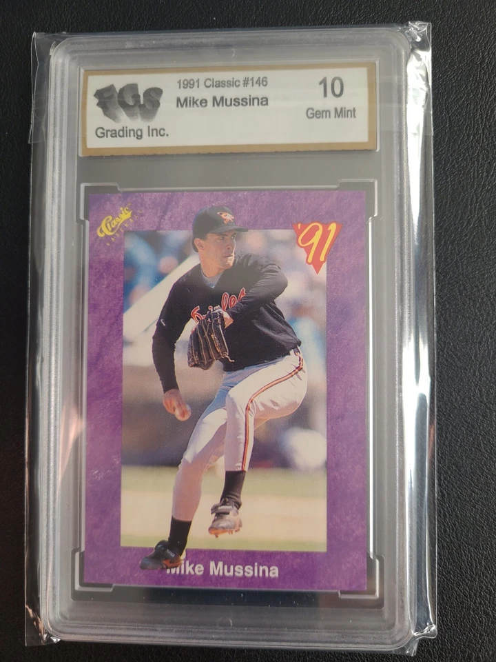 1991 Classic #146 Mike Mussina Rookie 10 GEM MINT - Image 1 of 2