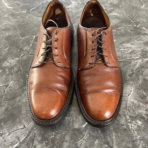 Zapatos Imperiales de Colección Florsheim 9 D Pulido Bronceado Puntera Lisa Derby Botín en V 5 Uñas - Imagen 1 de 17