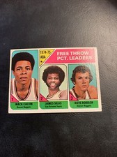 #￼￼224 Mack Calvin James Silas Dave Robisch,,￼1975 76 Topps￼ Cb26
